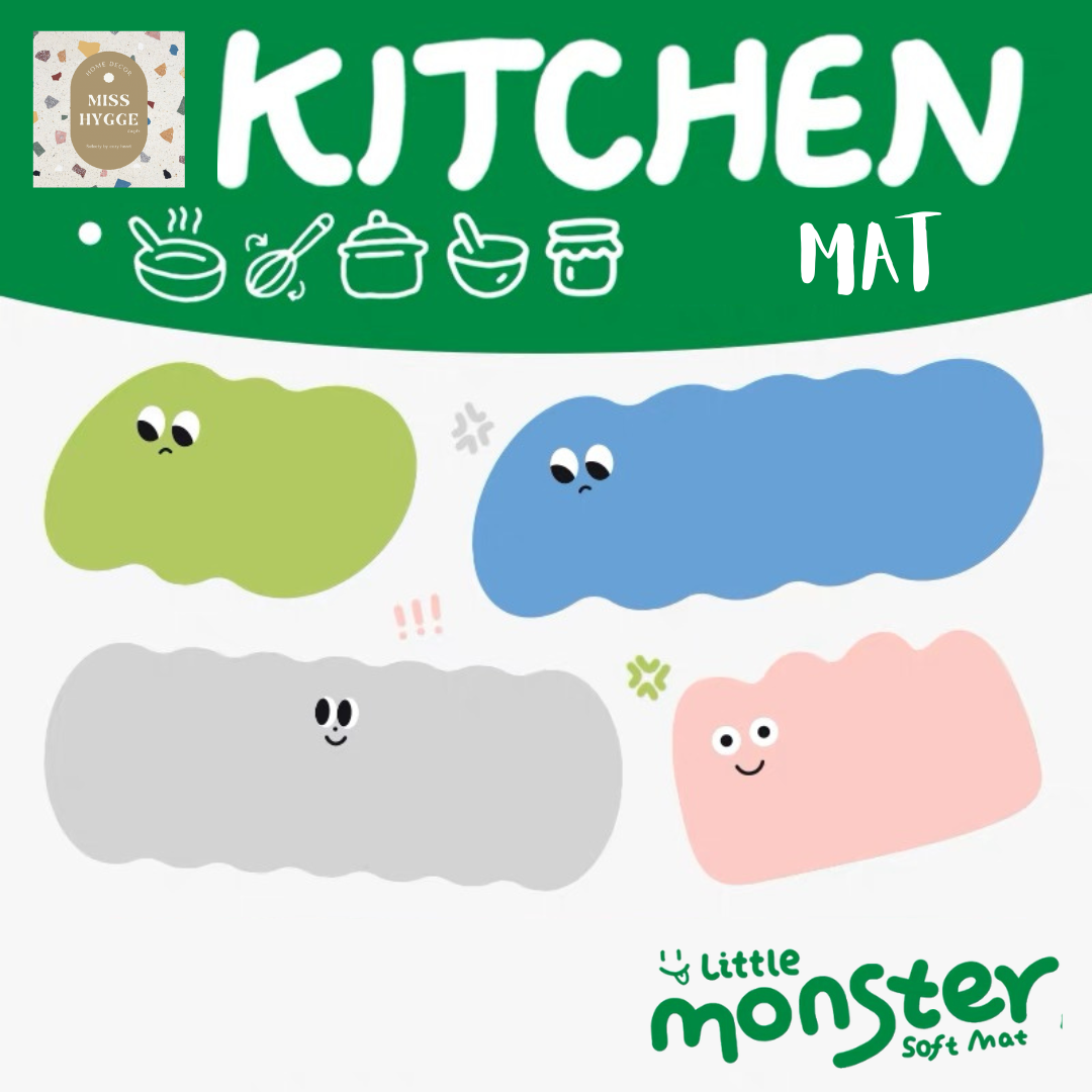 [preorder] พรมครัวลาย Little Monster👾