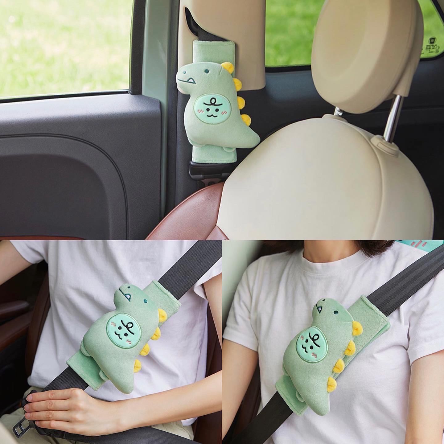 📦 Dinosaur Jordy Plush Seatbelt Cover🦖