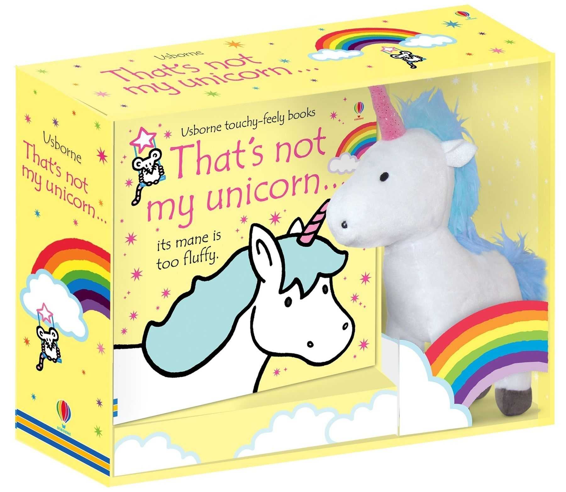Usborne books That's not my unicorn... book and toy 6M+  Gift set หนังสือ สำหรับเด็ก 6 เดือนขึ้นไป