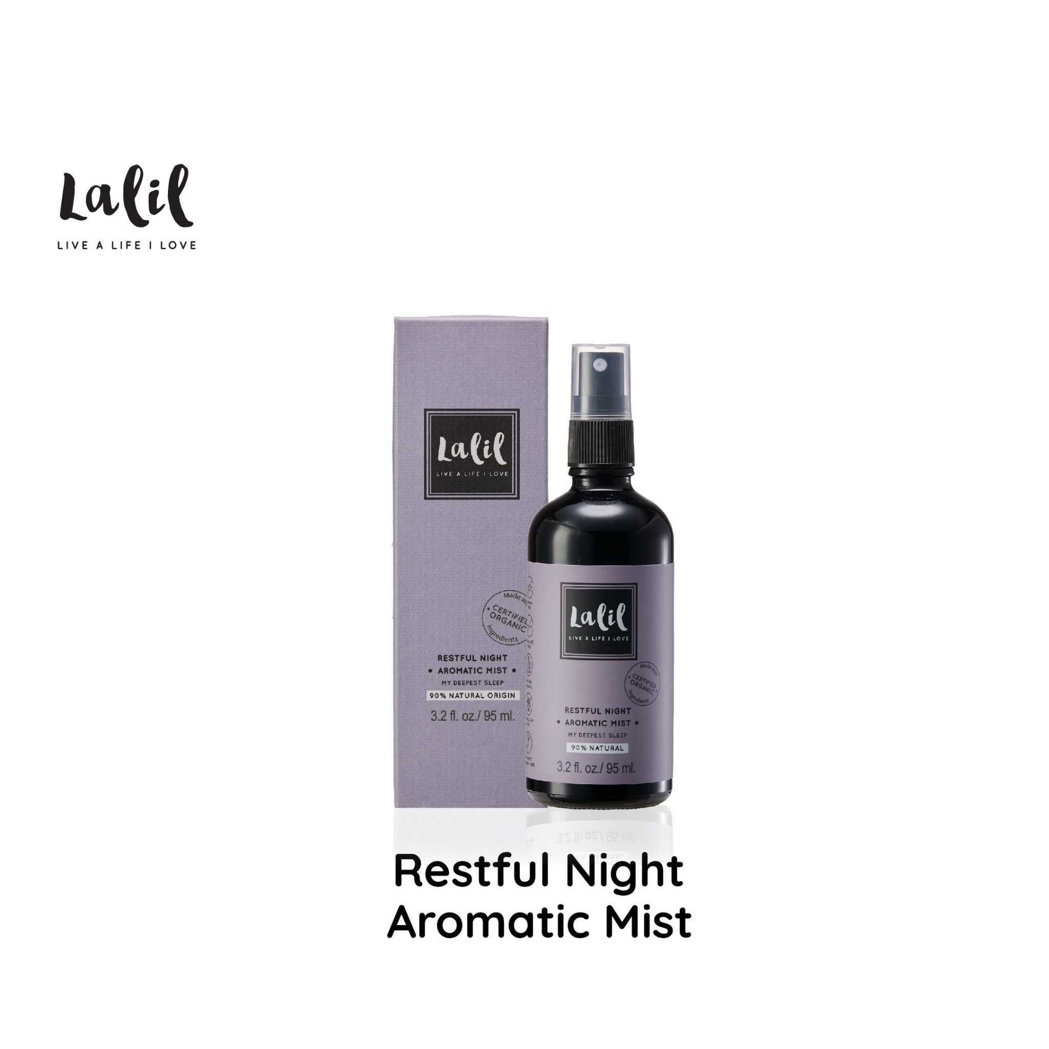 Lalil Restful Night Aromatic Mist (95 ml.) สเปรย์อโรม่าปรับอากาศ หอมผ่อนคลาย