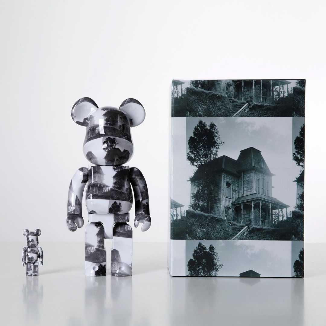 BE@RBRICK Alfred Hitchcock Psycho BATES MANSION  100%+400% , 1000%