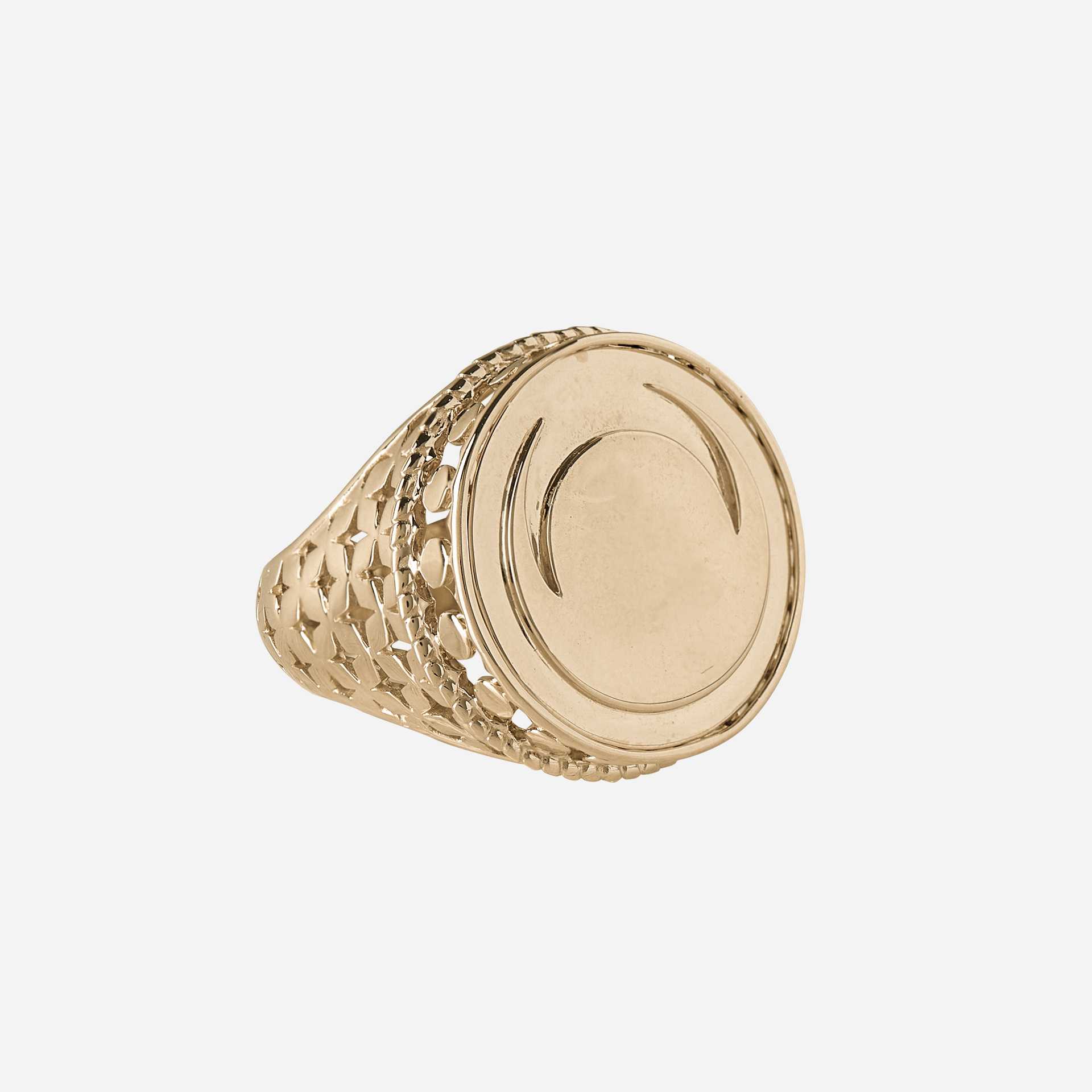 NEW MOON 9K GOLD RING