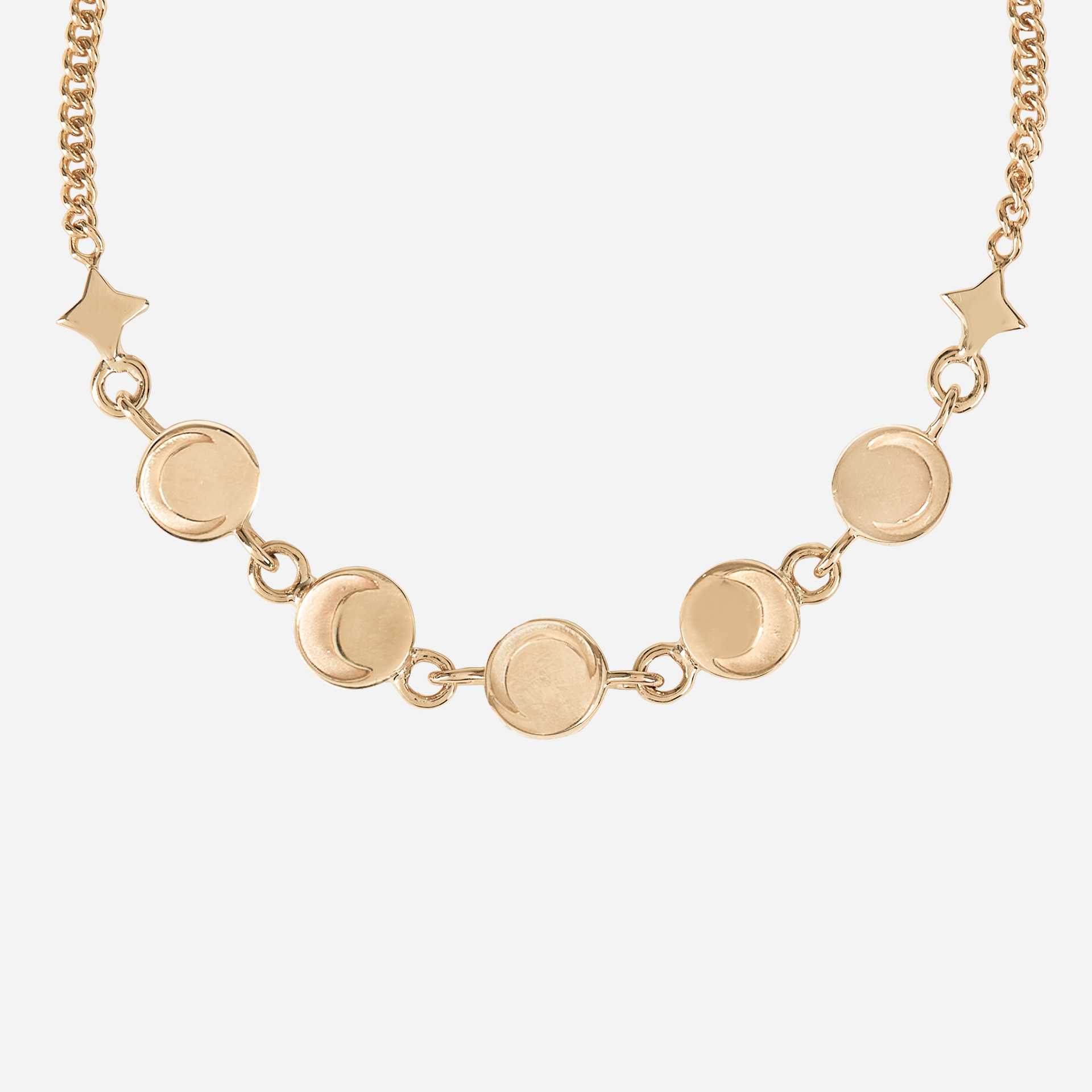 MOON GLYPH 9K GOLD BRACELET