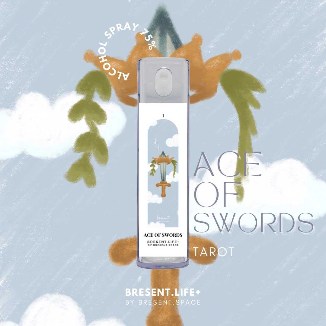 BRESENT.LIFE+ 🔮Ace of Swords สเปรย์แอลกอฮอล์ ไพ่ยิปซี เสริมดวง