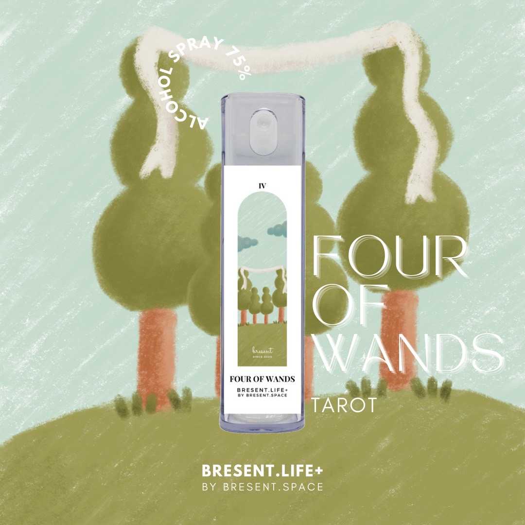 BRESENT.LIFE+ 🔮Four of wands สเปรย์แอลกอฮอล์ ไพ่ยิปซี เสริมดวง