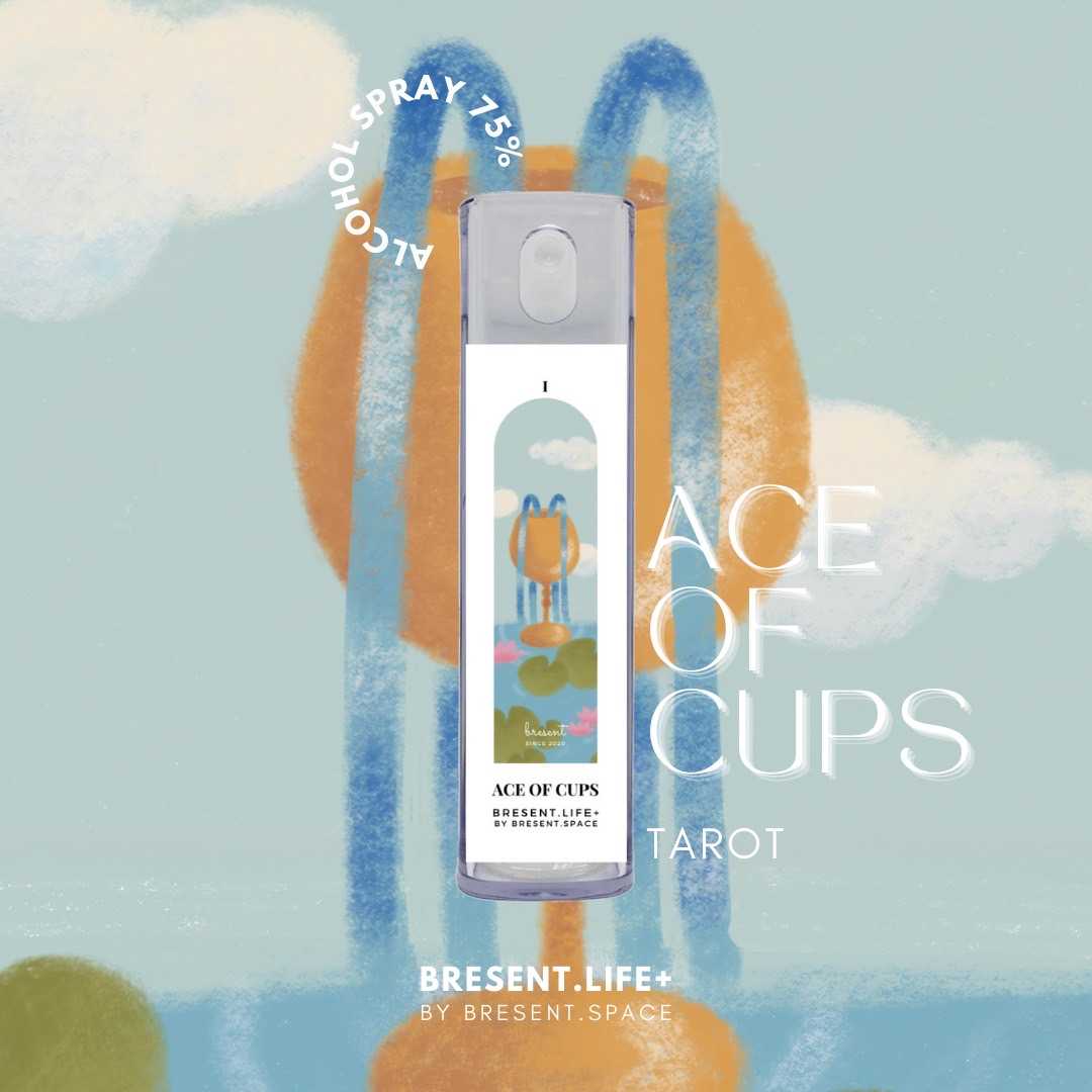 BRESENT.LIFE+ 🔮  Ace of Cups สเปรย์แอลกอฮอล์ ไพ่ยิปซี เสริมดวง