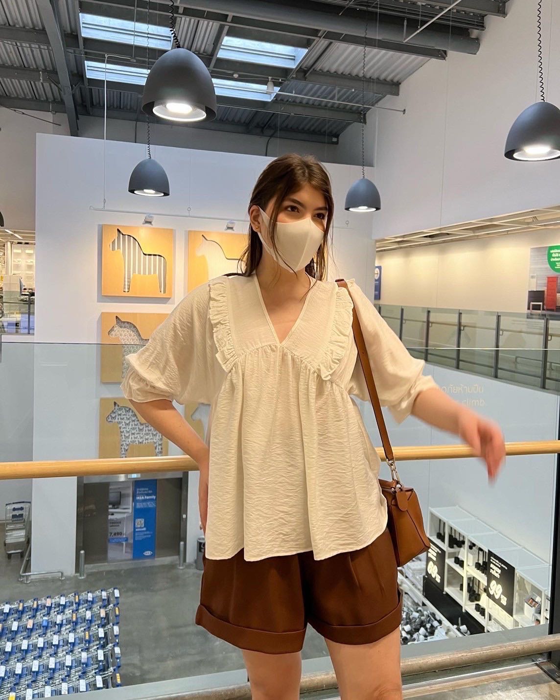 CurveG Butterfly Top เสื้อระบาย