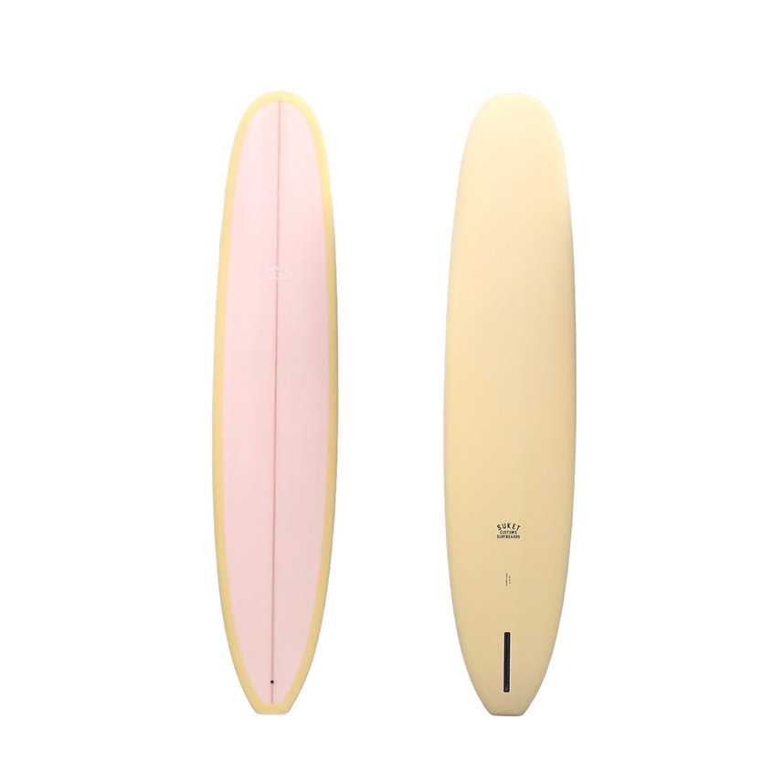 Suket Longboard : NTSR 9’2” White Choc’in Pink