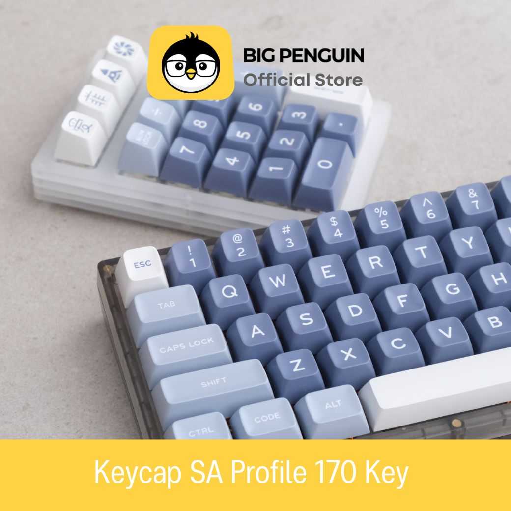 Keycap SA Profile 170 Key Double shot ใส่ได้เกือบทุก Layout