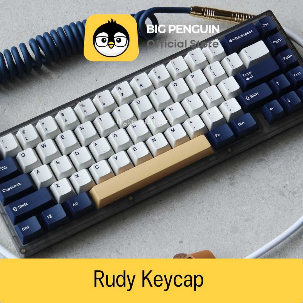 Rudy Keycap Double shot (clone) คีย์แคป Mechanical Keyboard 124 keys