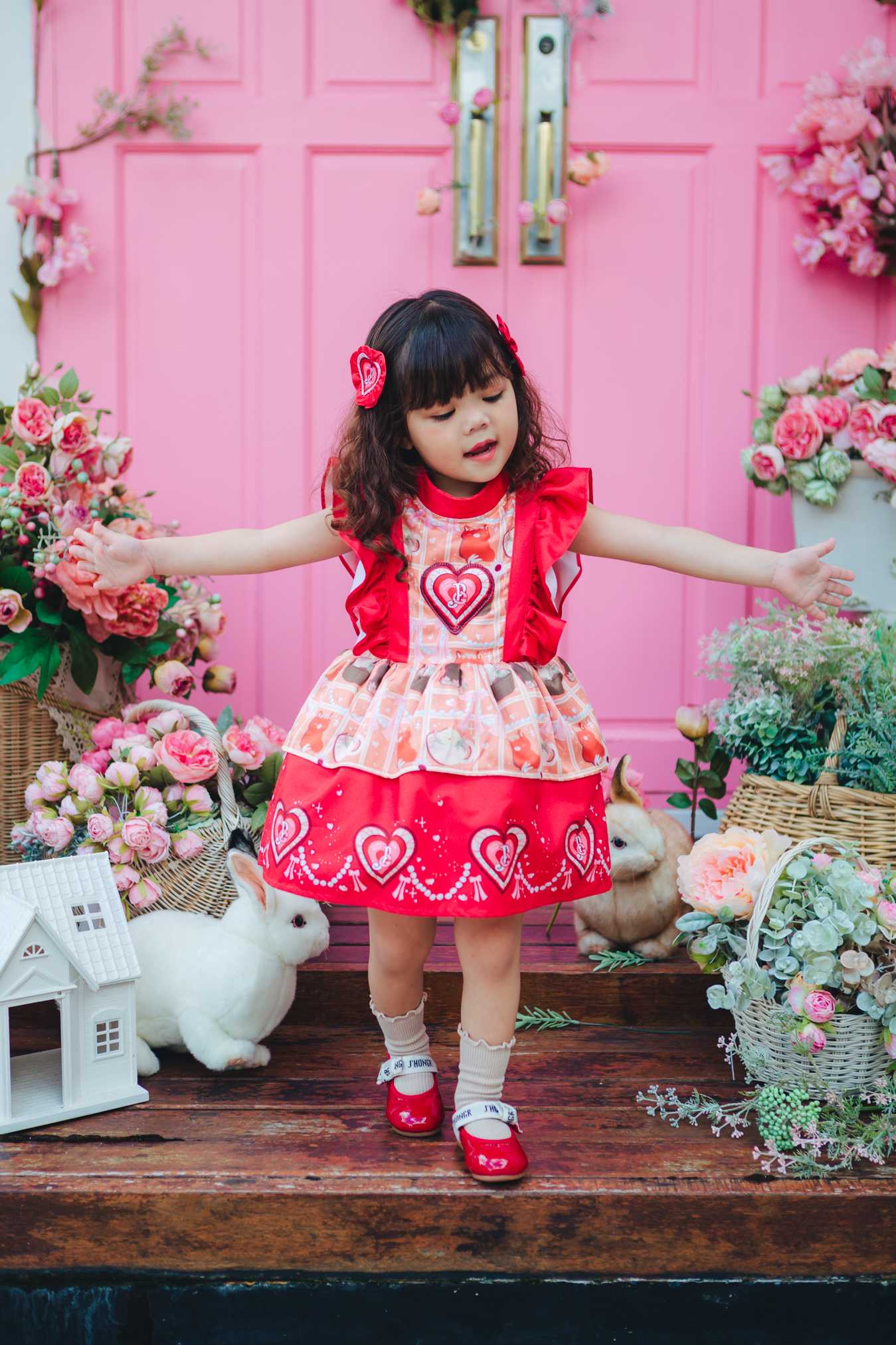 Lil sis ชุดเดรสเด็กเล็ก 1-5 ขวบ dress no.1