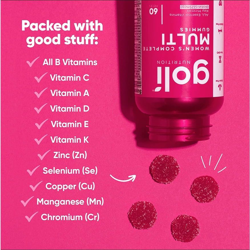 วิตามินรวมสำหรับผู้ใหญ่ Goli nutrition women complete