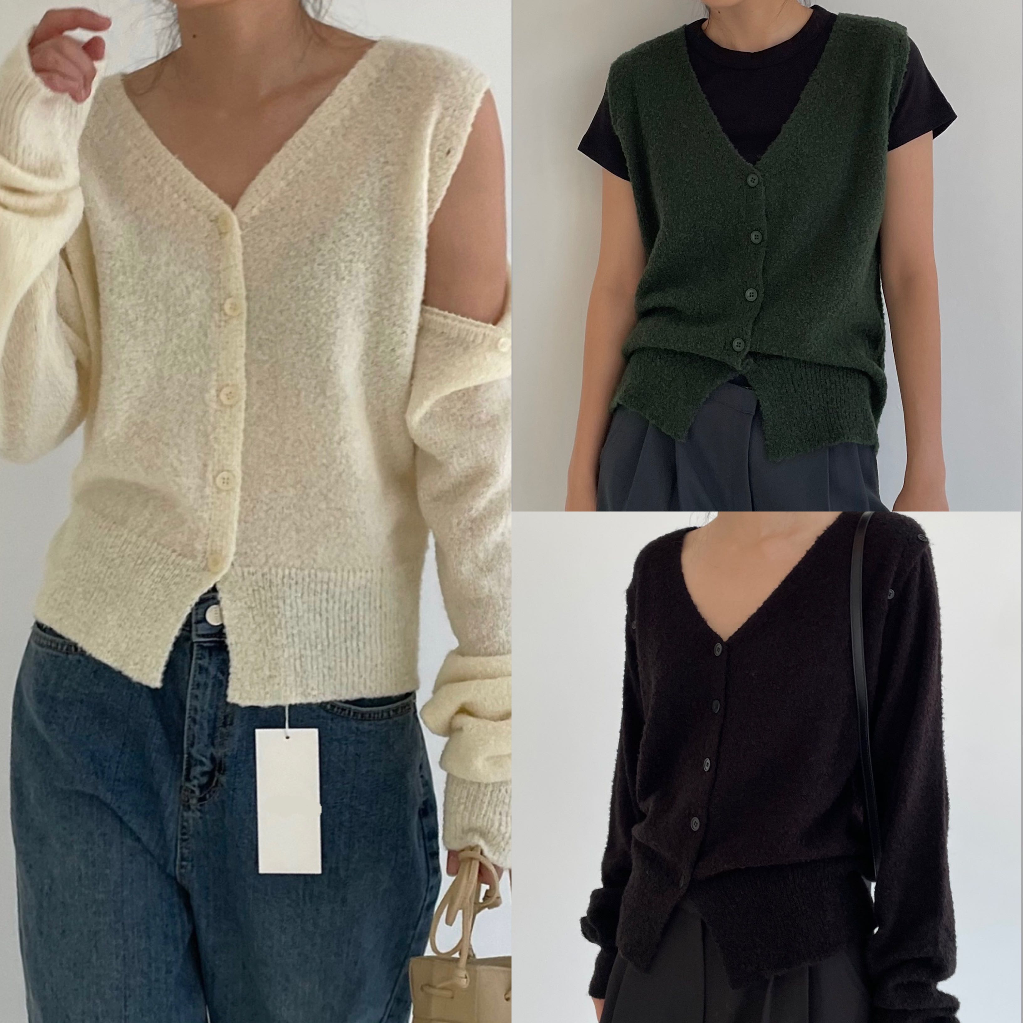 (พร้อมส่ง) many ways cardigan 