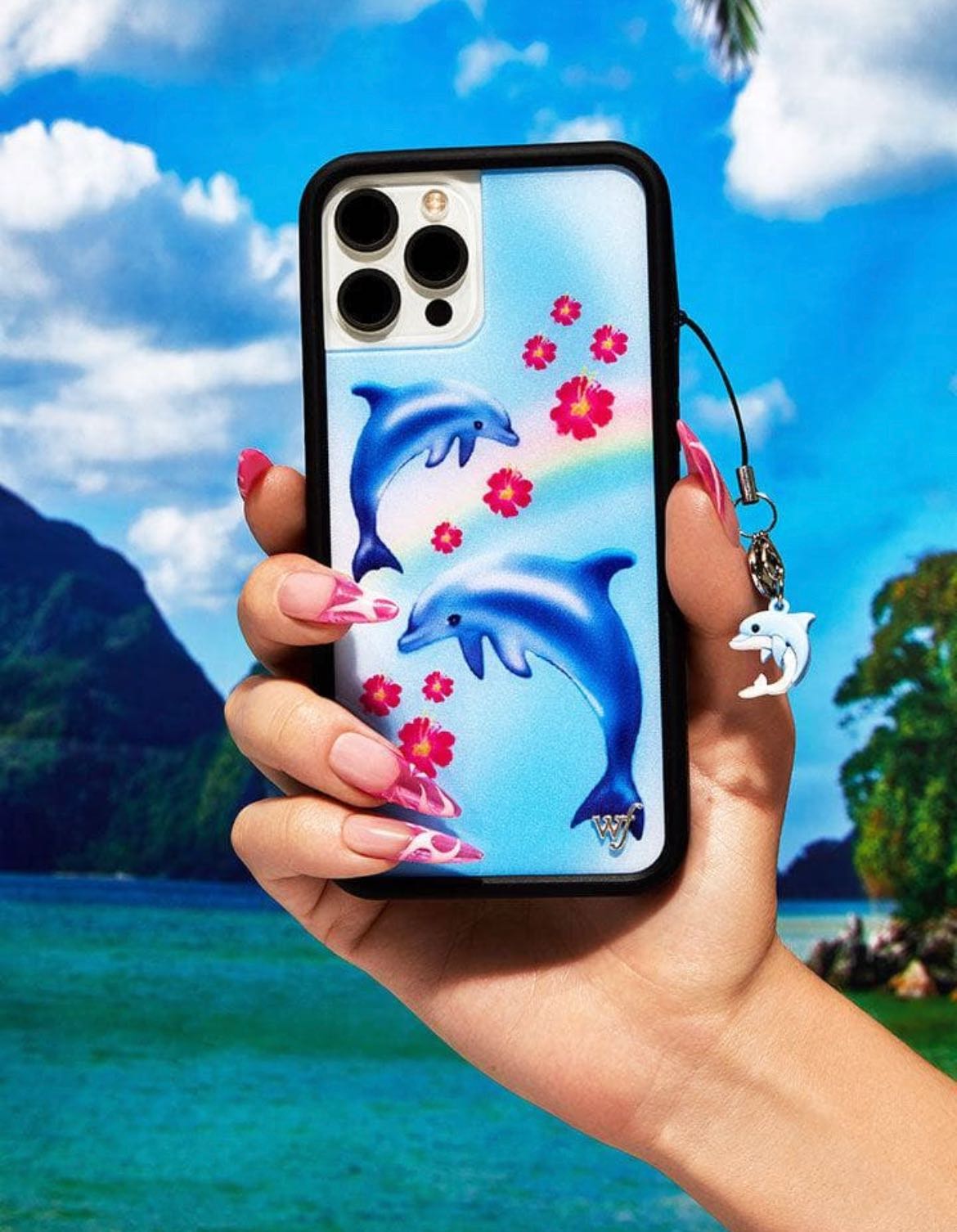✨พร้อมส่ง🐬 Phone Charm ✨Wildflower USA🇺🇸 📬 มีค่าส่ง40฿
