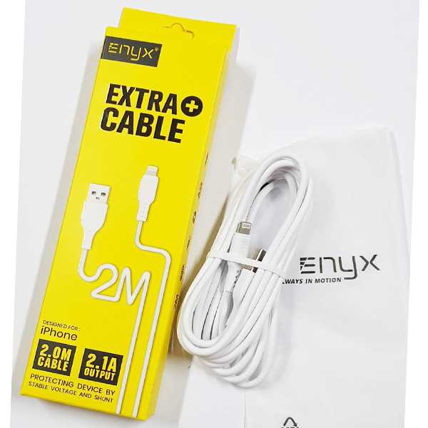 สายชาร์จ ENYX 2 เมตร Extra+ Cable 2.1A