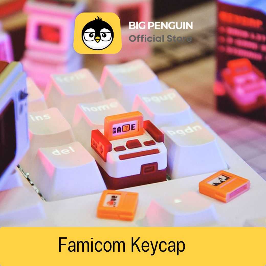 Famicom Keycap Retro Mechanical Keyboard