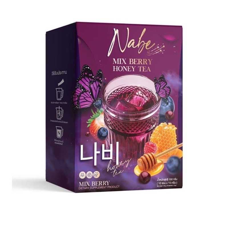 NABE MIX BERRY TEA HONEY นาบีน้ำชง มิกซ์เบอร์รี่ที กลิ่นน้ำผึ้ง บรรจุ 10 ซอง