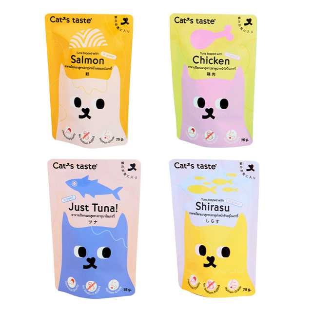 Cat's Taste 75g อาหารเปียกแมว (Gravy)