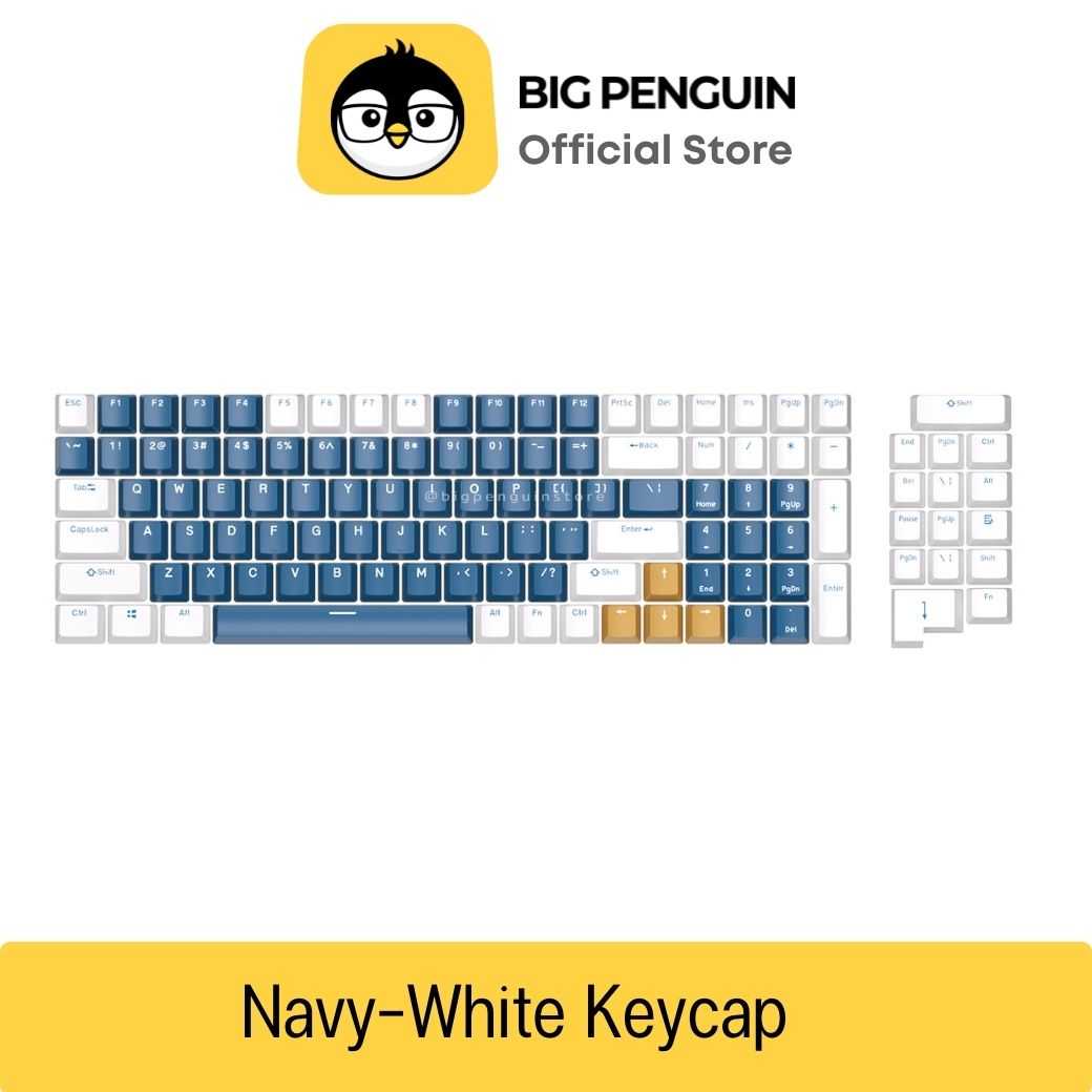 RK KEYCAP NAVY-WHITE KEYCAP