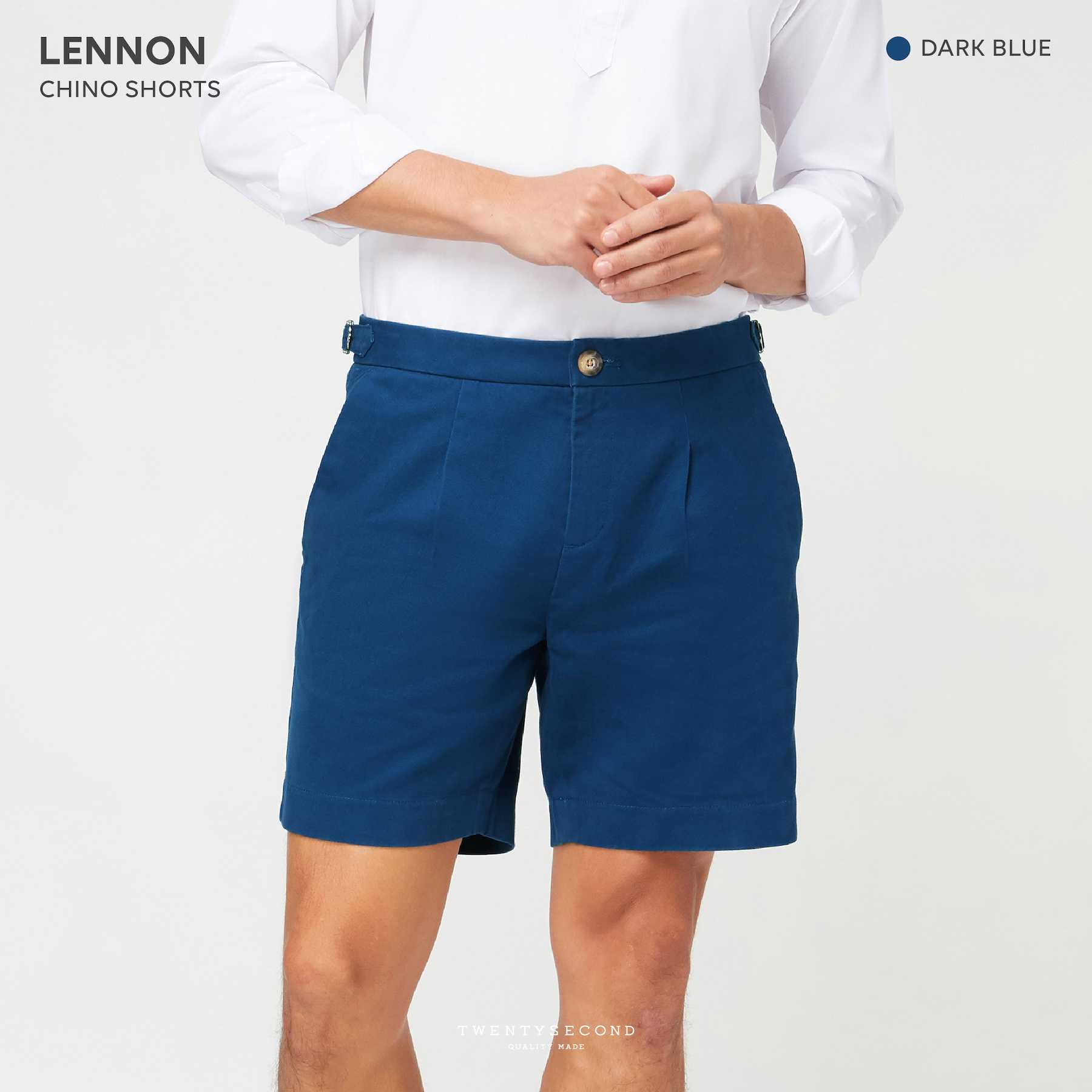LENNON CHINO SHORTS - DARK BLUE (Extra Shorts)