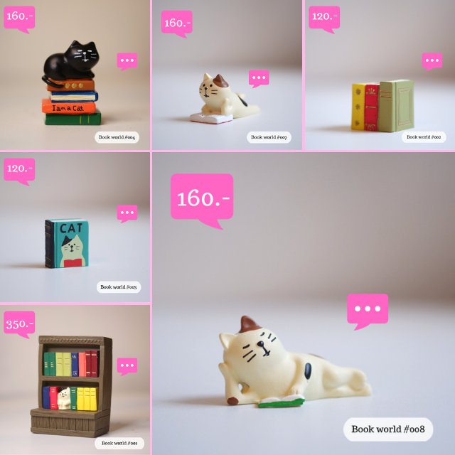 DECOLE #Bookworld001/005/003/004/007/008