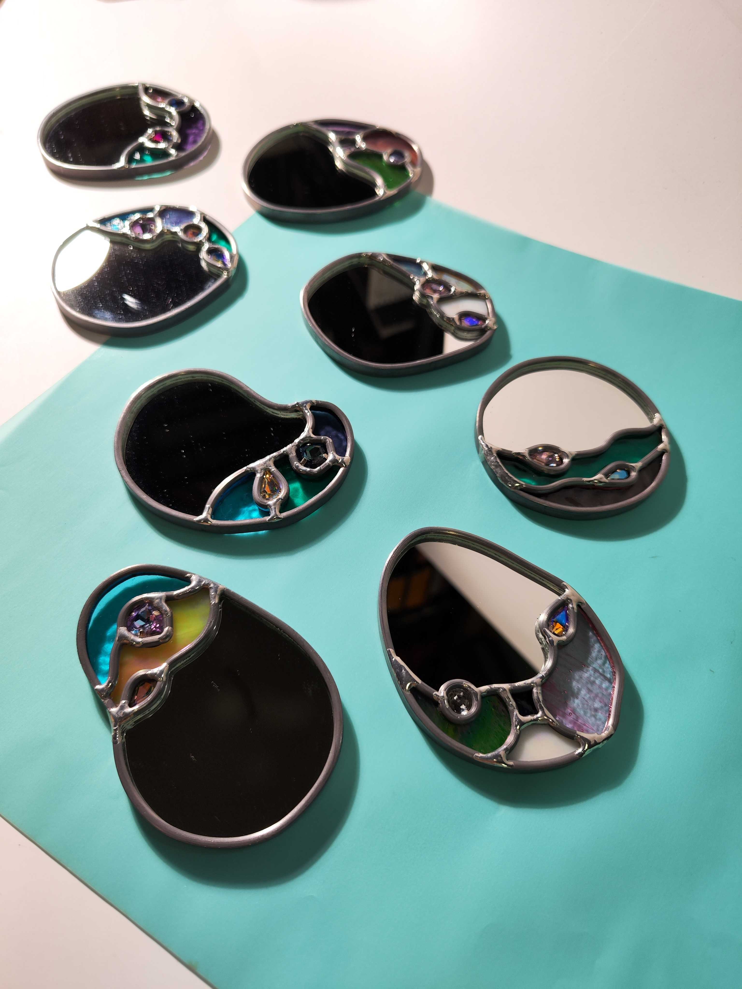 Crystal Nugget Pocket Mirrors 💎🪞