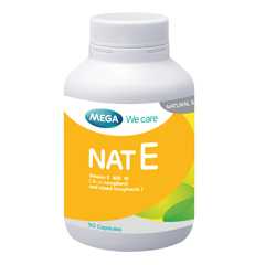 NAT E 400 IU แนท-อี สำหรับรักษาผู้ที่ขาดวิตามินอี // บรรจุ 30แคปซูล