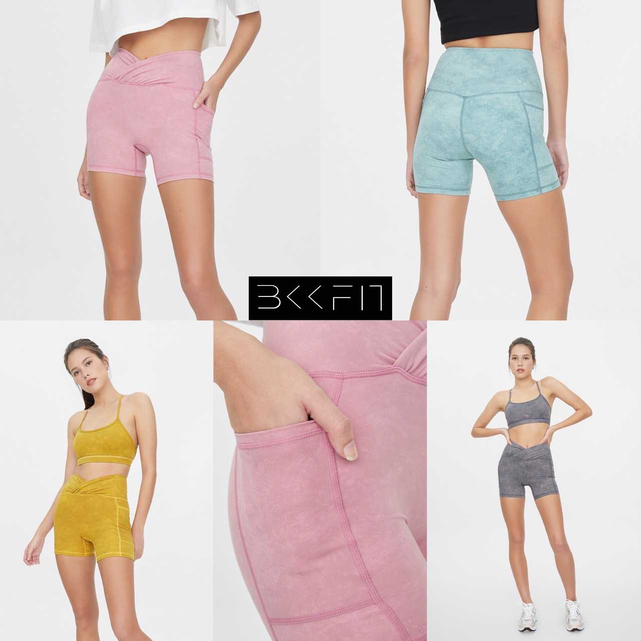 BKKFit Balance V Cut Bike Shorts กางเกงขาสั้นเอว V Cut รุ่น Balance