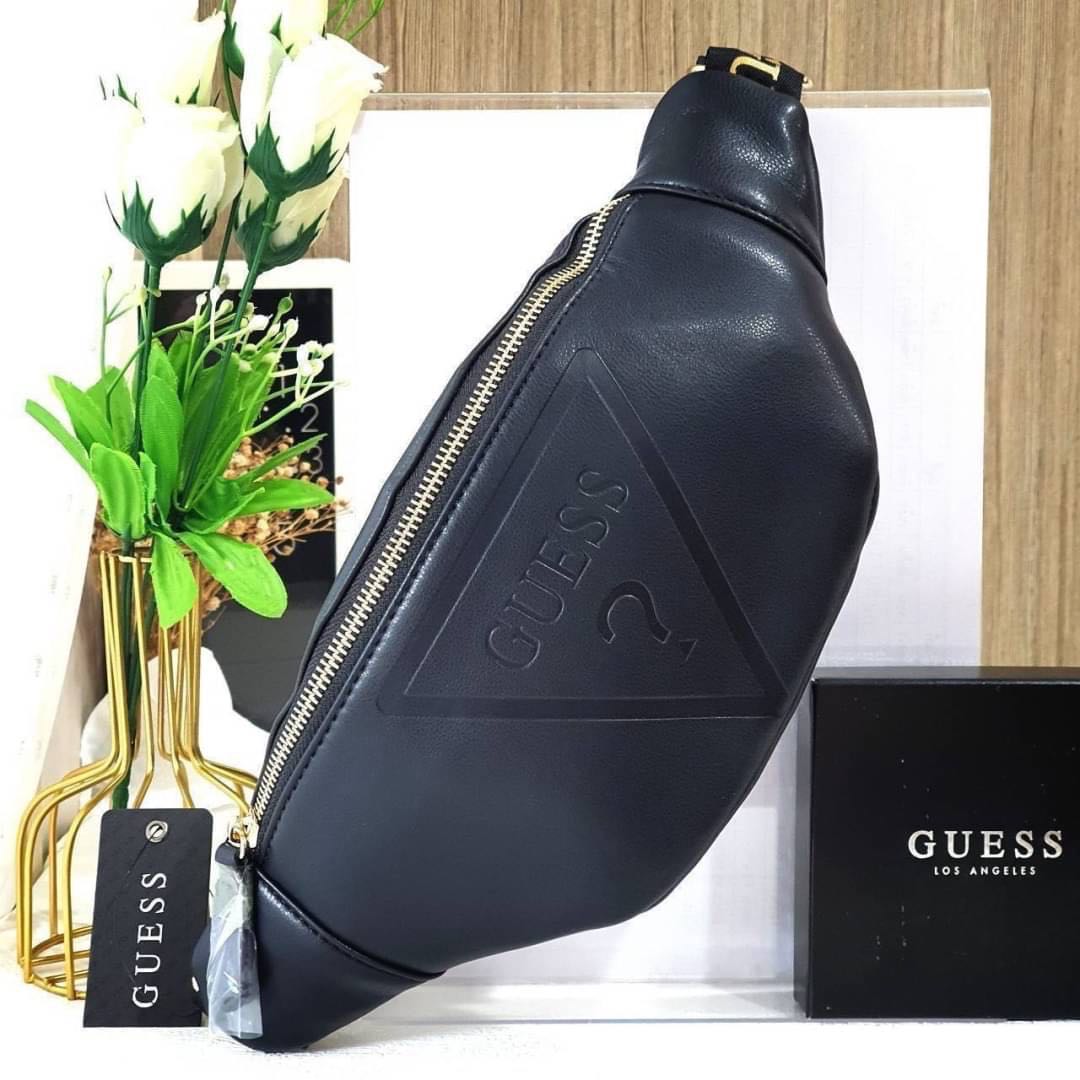 GUESS GYM EMBOSSED LOGO WAIST PACK LINE SHOPPING