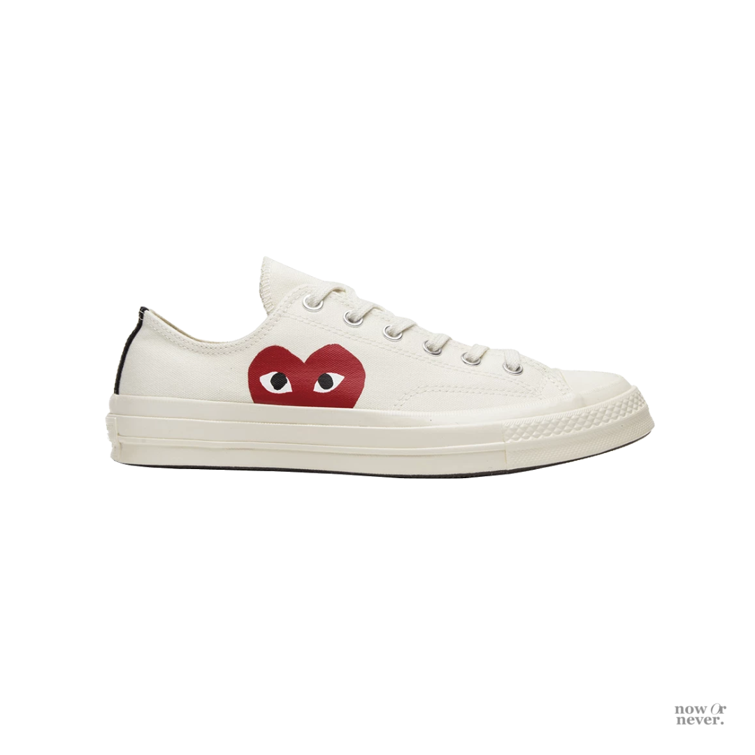 [PRE-ORDER] CONVERSE X PLAY COMME DES GARCONS CHUCK 70 OX WHITE