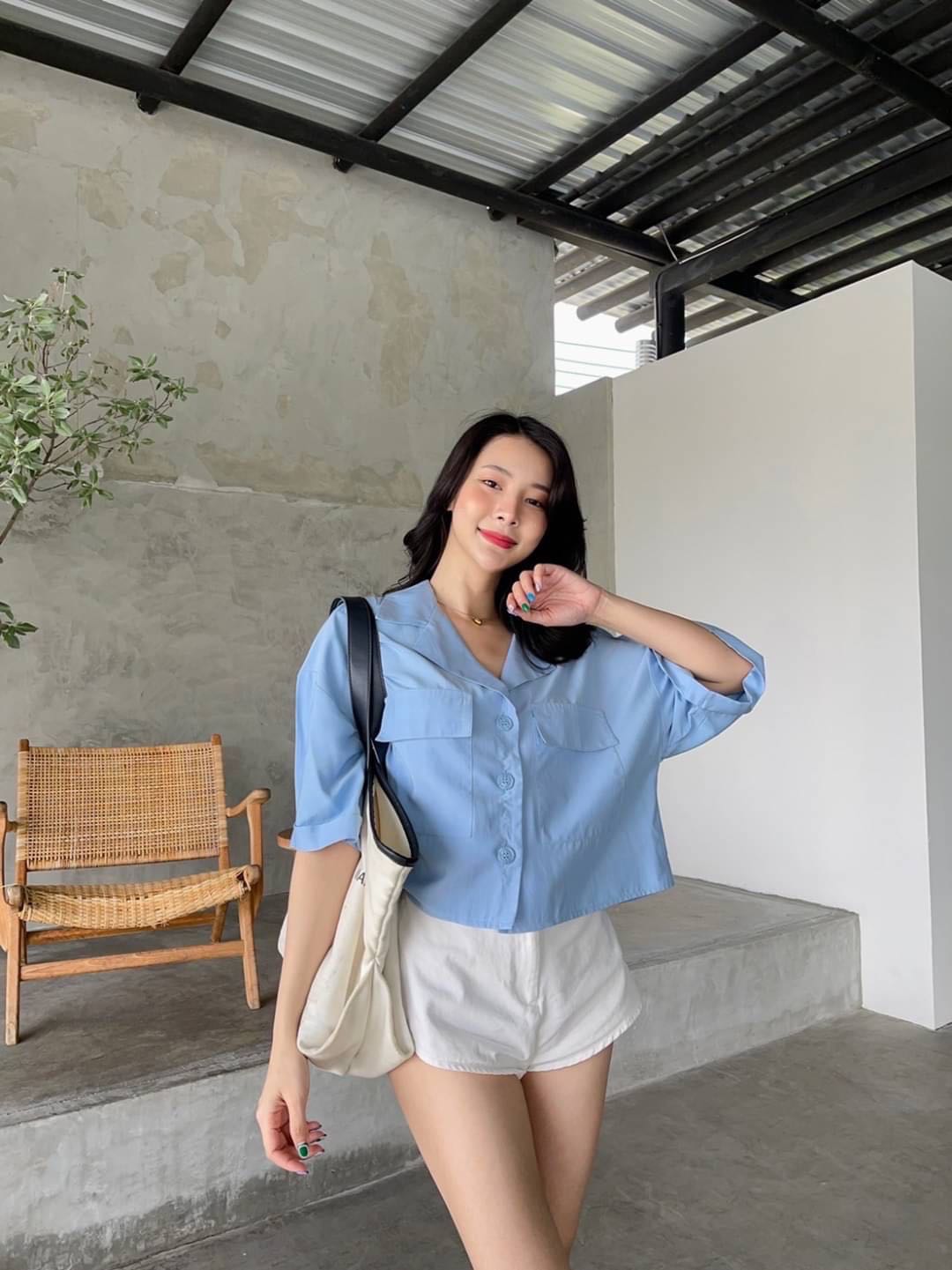 เชิ้ตแขนสั้น ป้าย WANWAN