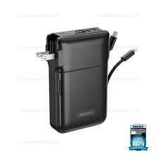 แบตสำรองความจุ 20000mAh มีสาย Built -in และขาปลั๊ก ในตัว ชาร์จเร็วรวม 22.5W