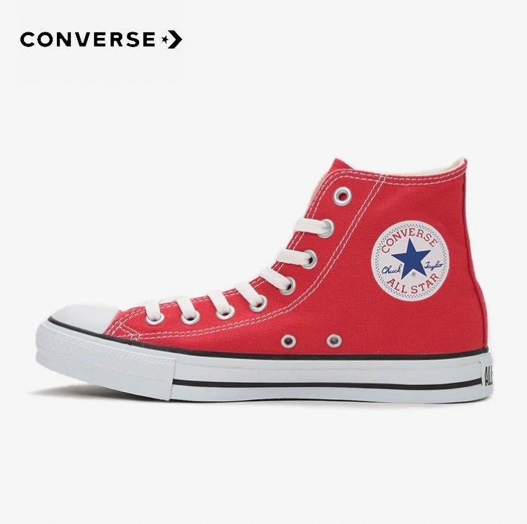 CONVERSE ALL STAR CLASSIC HI RED ผ้า