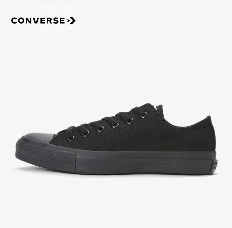 CONVERSE ALL STAR CLASSIC OX BLACKBLCK ผ้า 
