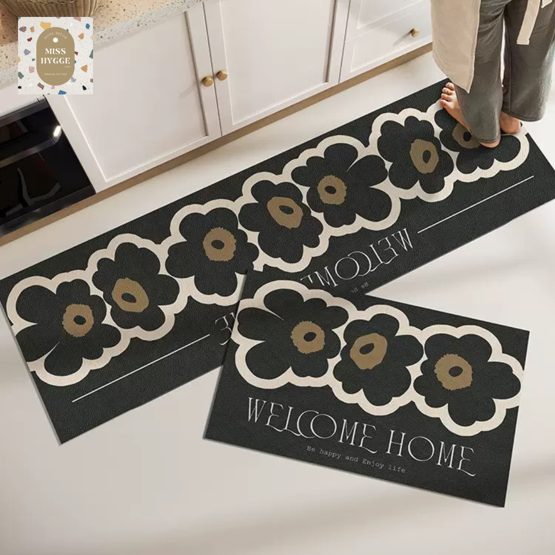[preorder] พรมครัวลายmarimekko-welcome home