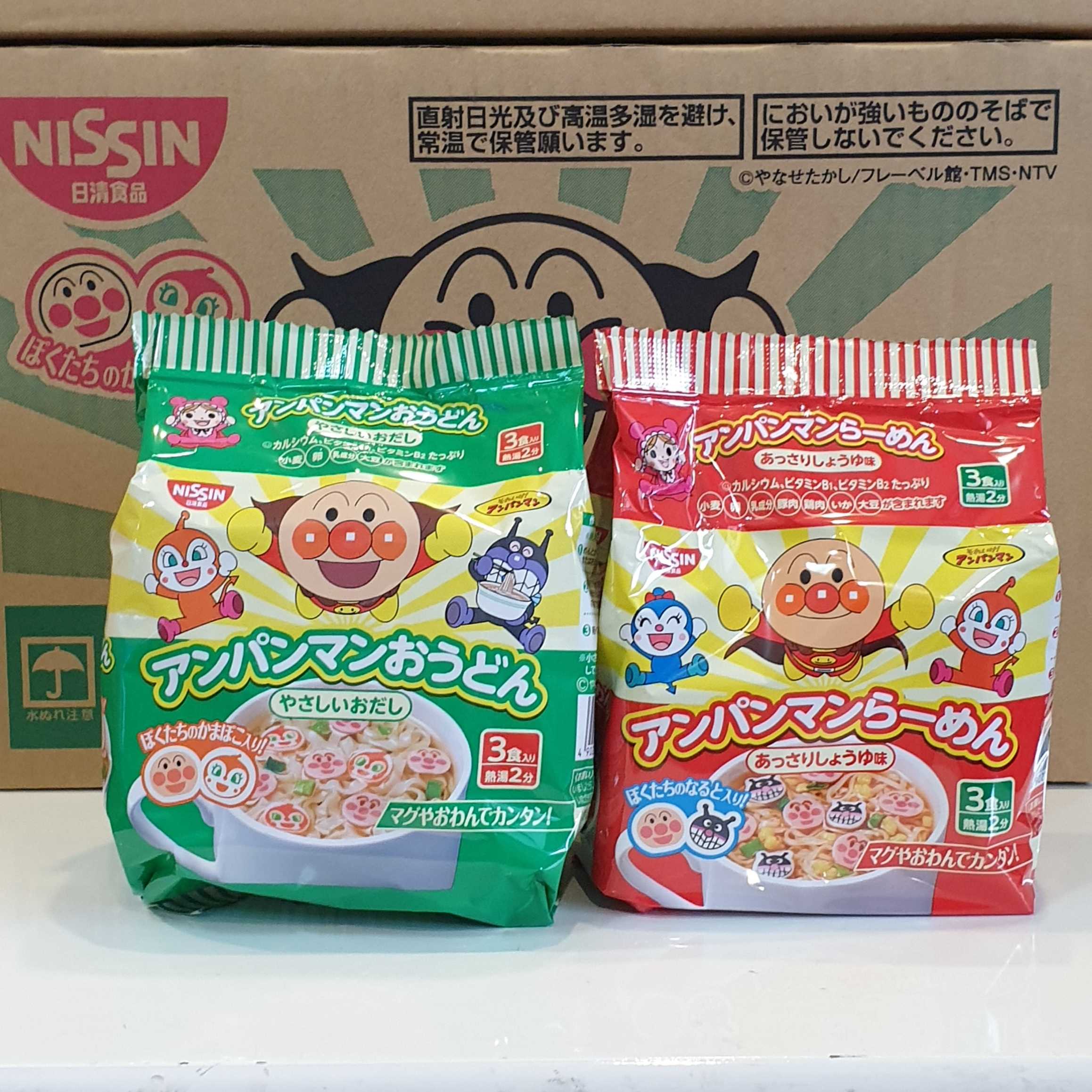 มาม่าสำหรับเด็ก  Nissin Anpanman ปลอดภัยไม่มีผงชูรส