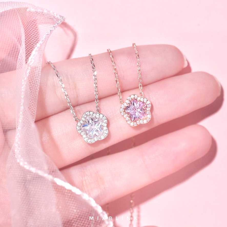 สร้อยคอ Flowery - ส่งฟรี EMS ( เงินแท้ 92.5% )