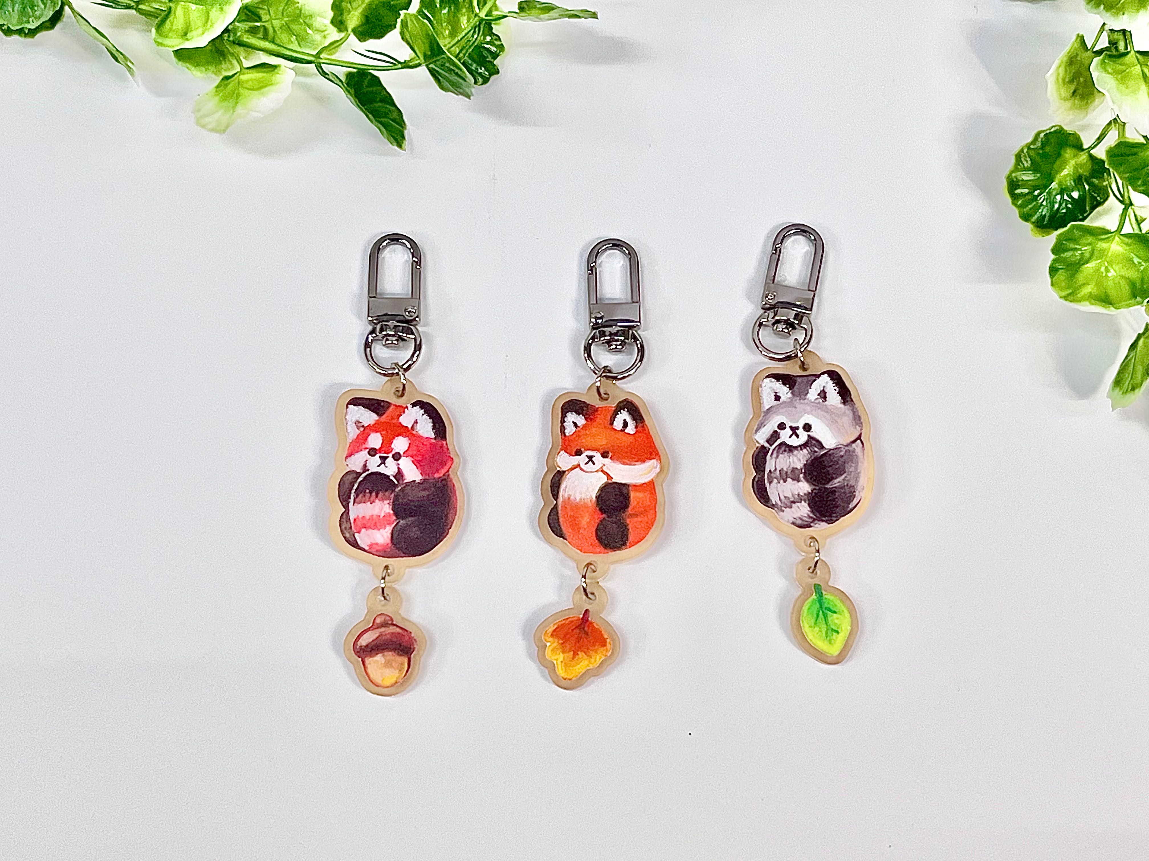 keyring fluffy tail the gang