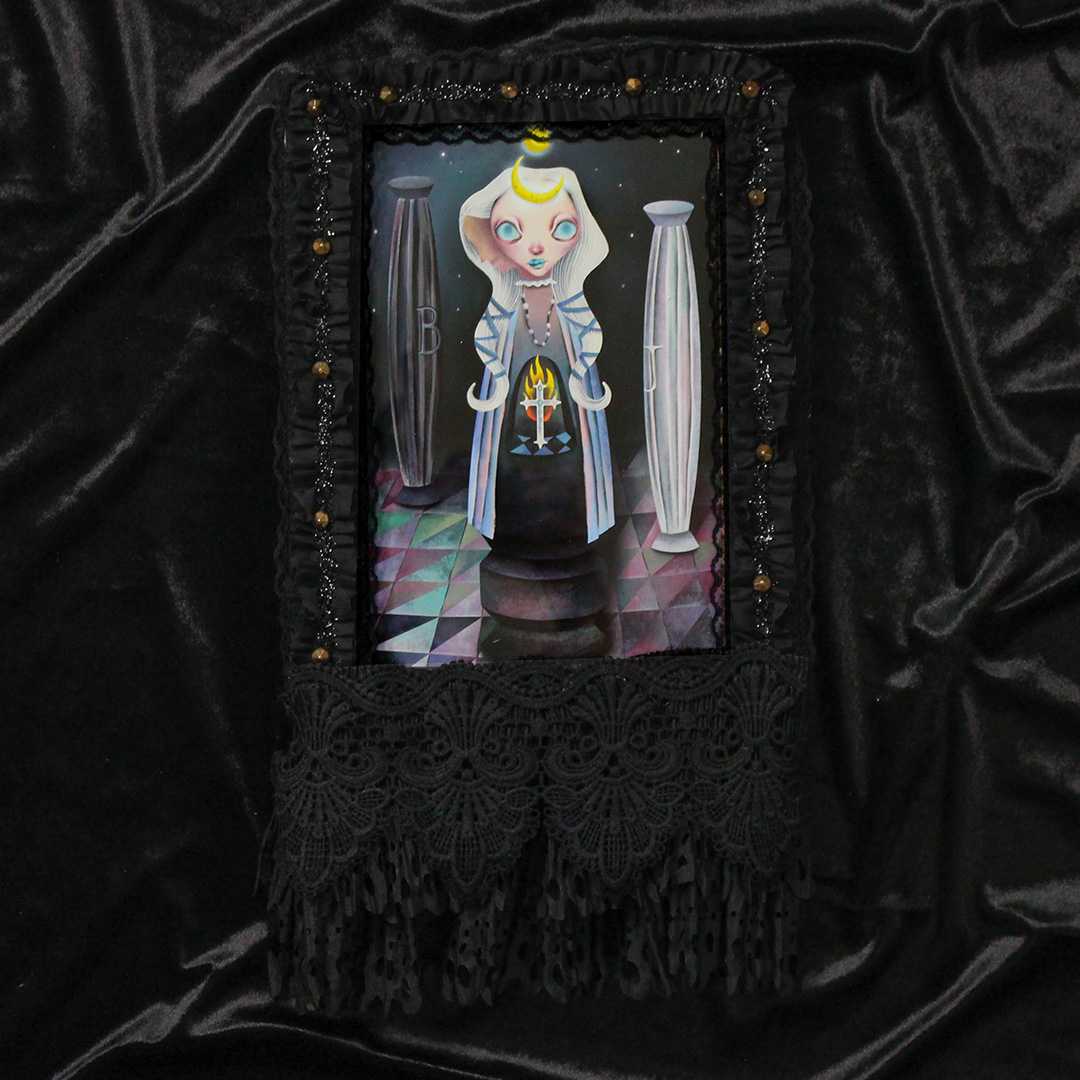 The High Priestess TEXTILE FRAME