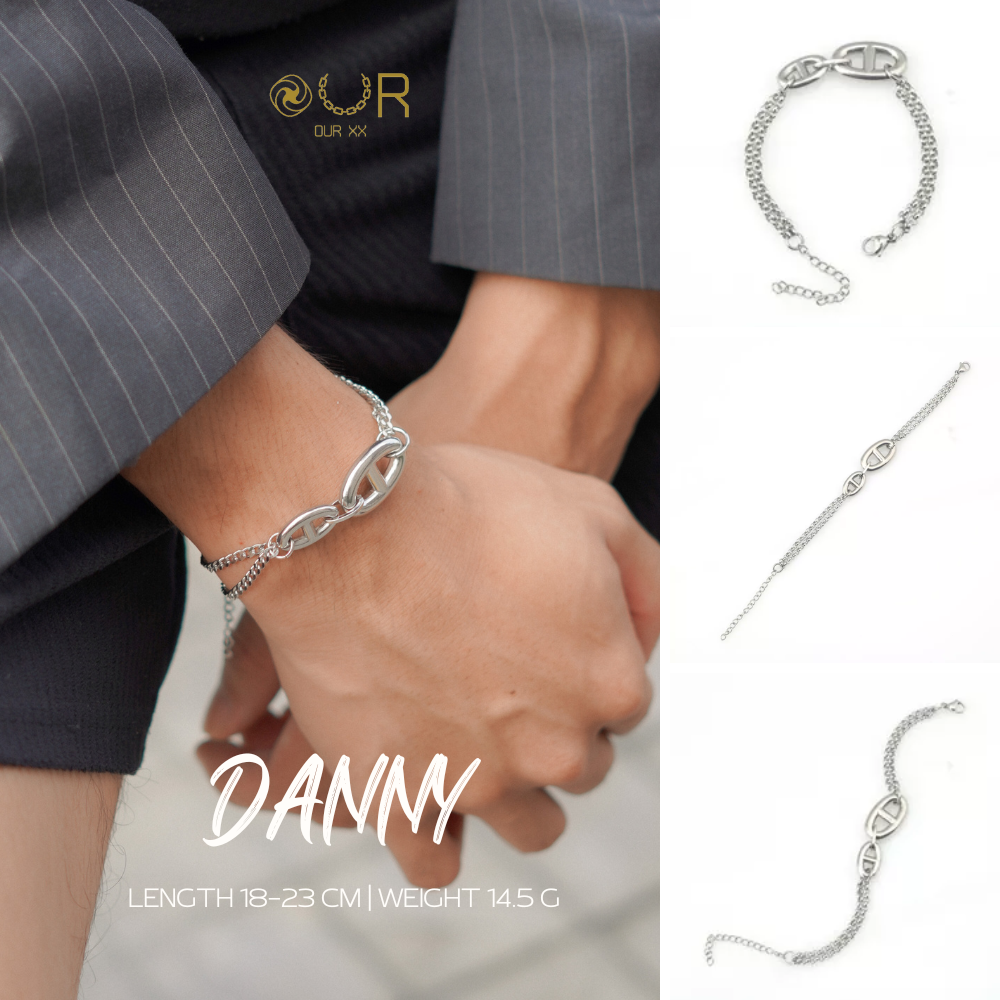 Our Wrist | Danny สร้อยข้อมือปรับความยาวได้ วัสดุไทเทเนียมเกรดเครื่องมือแพทย์
