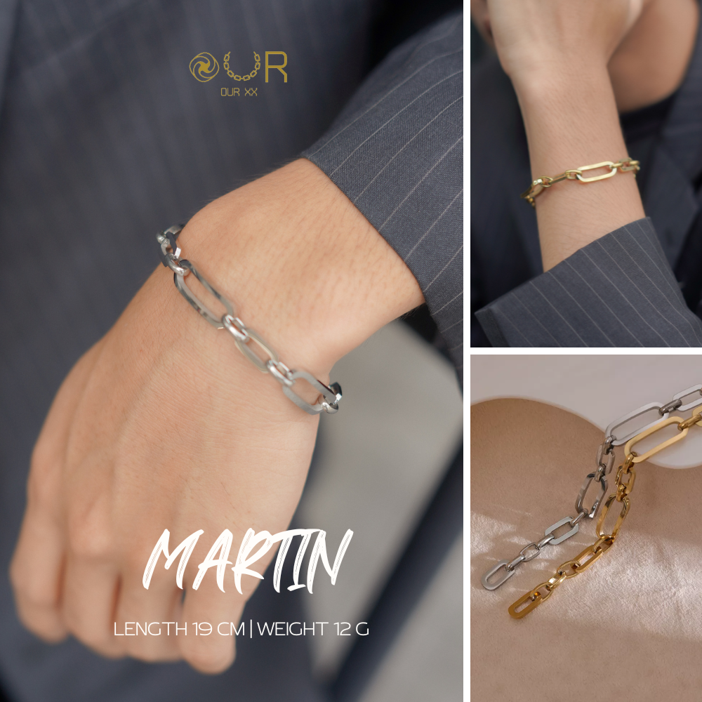 Our Wrist | Martin สร้อยข้อมือปรับความยาวได้ วัสดุไทเทเนียมเกรดเครื่องมือแพทย์