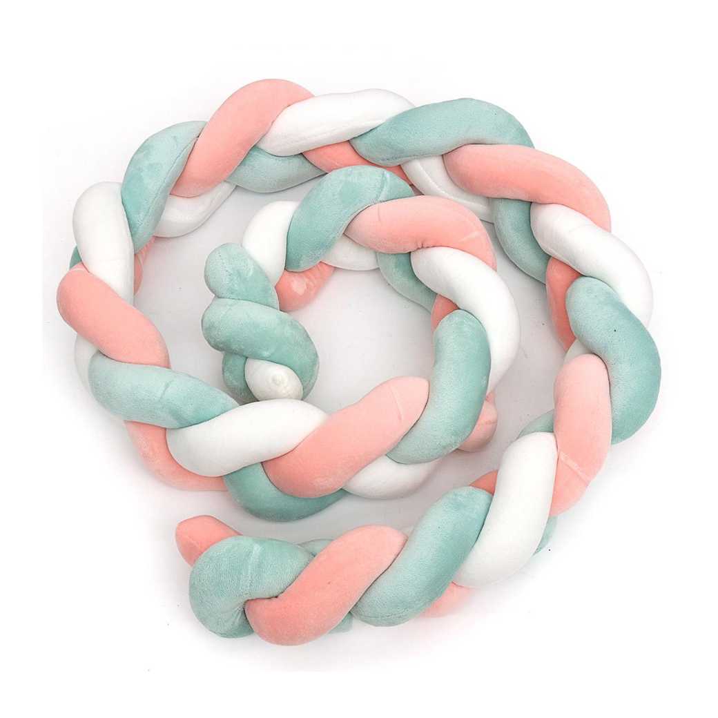On Cloud Baby Braided crib bumper - Knotted Pillow หมอนเปีย ขนาด 2เมตร