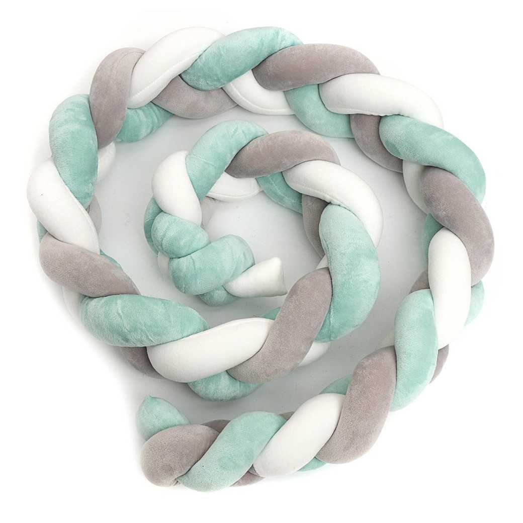On Cloud Baby Braided crib bumper - Knotted Pillow หมอนเปีย ขนาด 3 เมตร