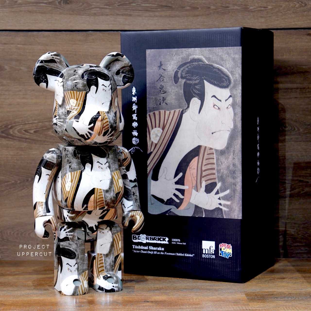 BE@RBRICK 1000% mfa BOSTON : Toshusai Sharaku - Kabuki [New]