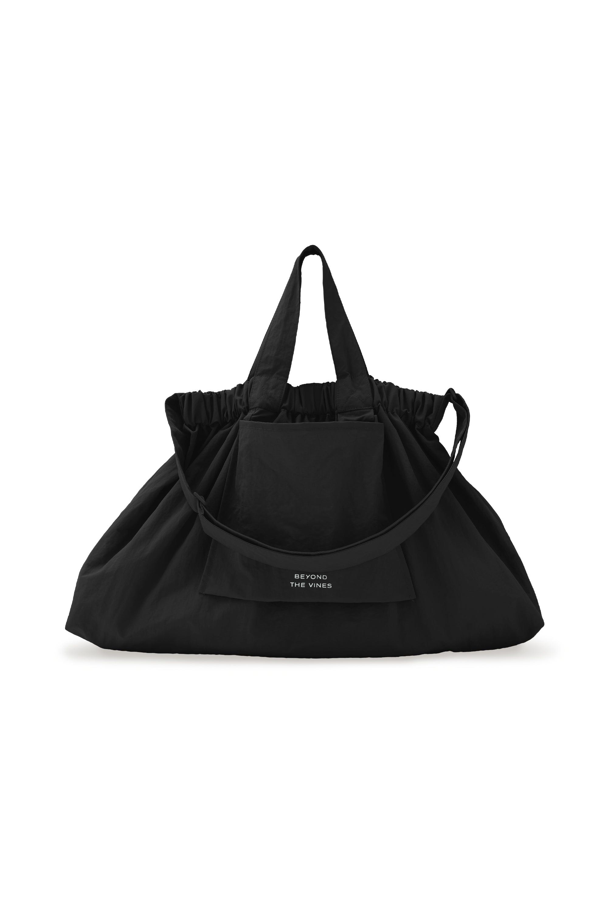 (Pre-order) Beyond the vines : XL dumpling bag (Black)