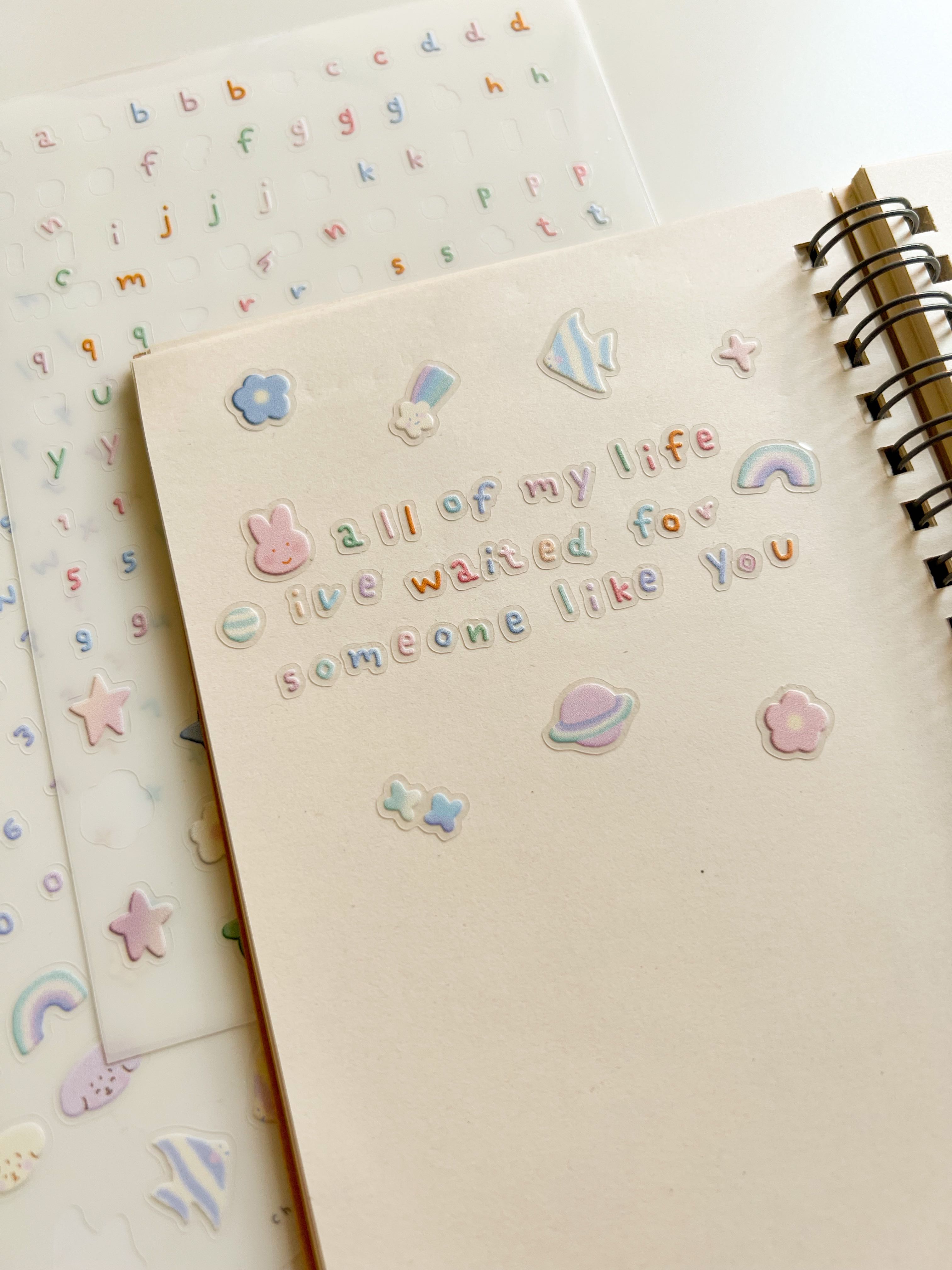 Jelly Alphabet Sticker