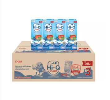 [ขายยกลัง] HI-Q สตาร์ท สูตร 3 พรีไบโอโพรเทก รสจืด 180 มล. (ทั้งหมด 48 กล่อง)