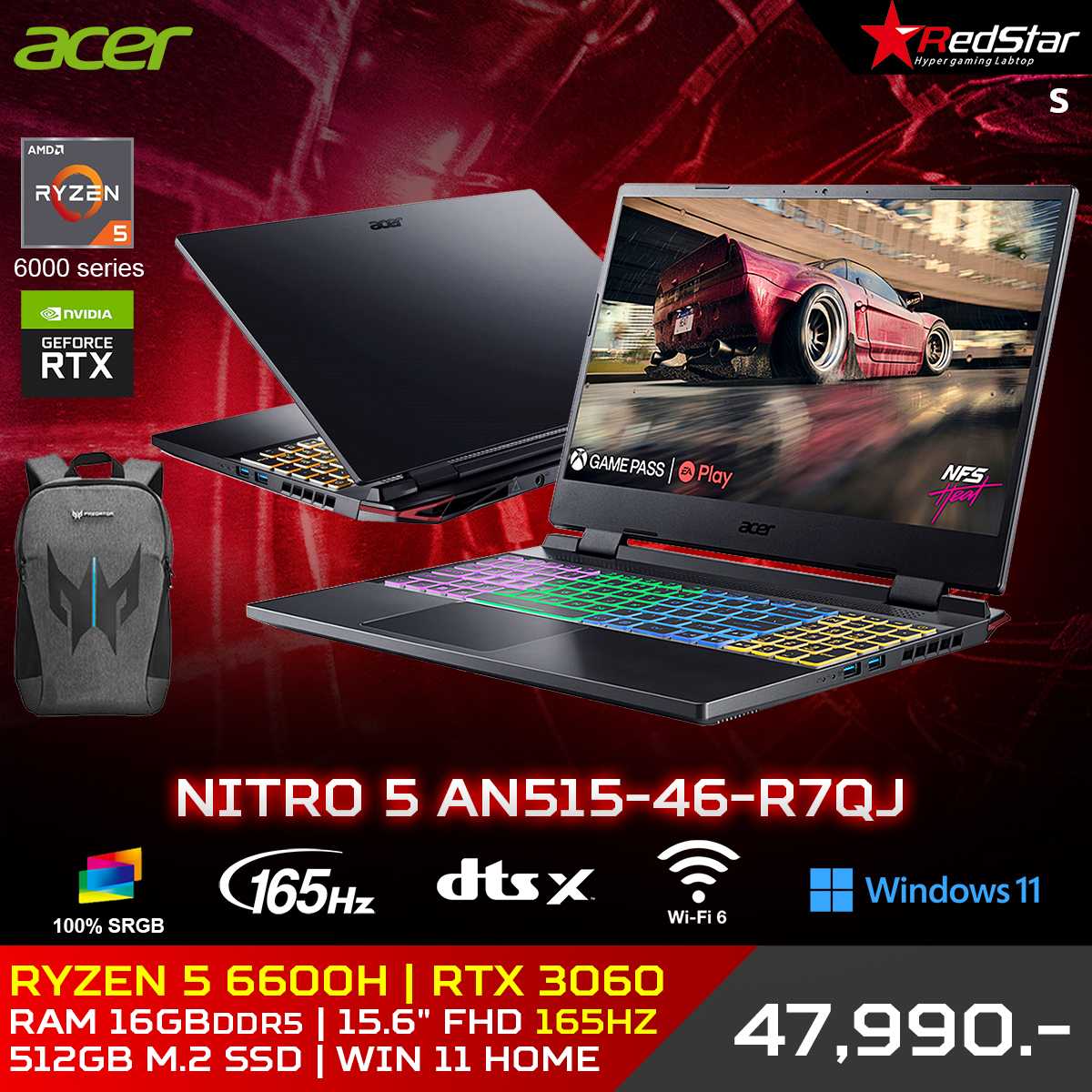 ACER notebook NITRO 5 AN515-46-R7QJ