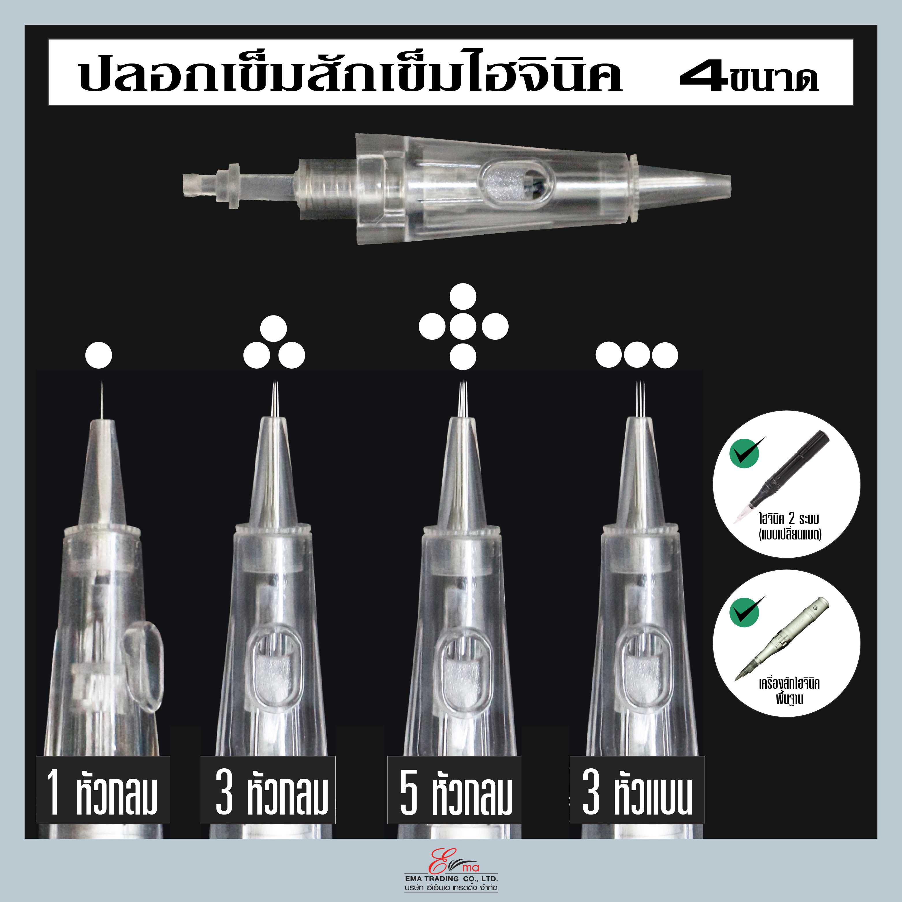 ปลอกเข็มสักไฮจินิค