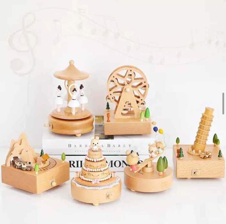Wooden Music Box Collection 🎵 🎁